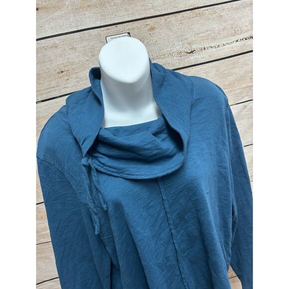 Habitat Sweater Womens Size XL Long Sleeve Blue Pullover Winter Casual - Picture 6 of 12